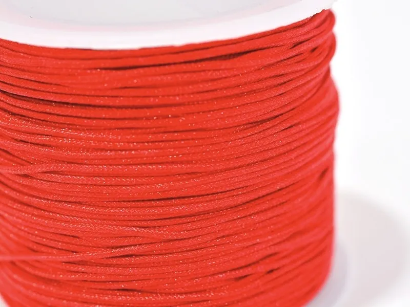 Acheter 1 m de fil de jade / fil nylon tressé 1 mm - rouge