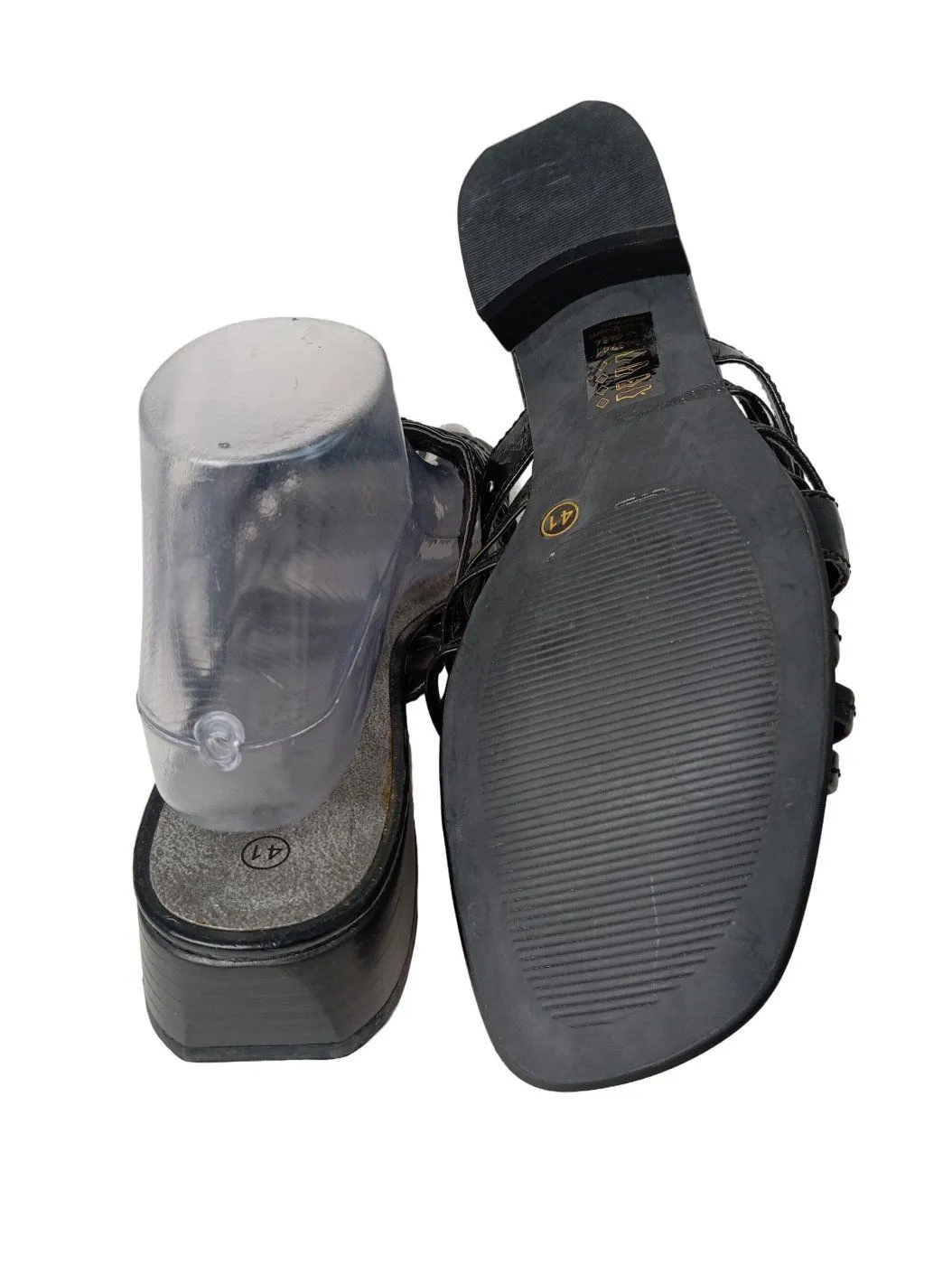 Bonita Mule à talon noir style décontracté