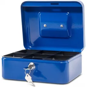 Coffre à monnaie 200 x 170 x 90 mm - Bleu