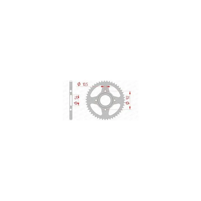 Couronne AFAM acier standard 12112 - 420