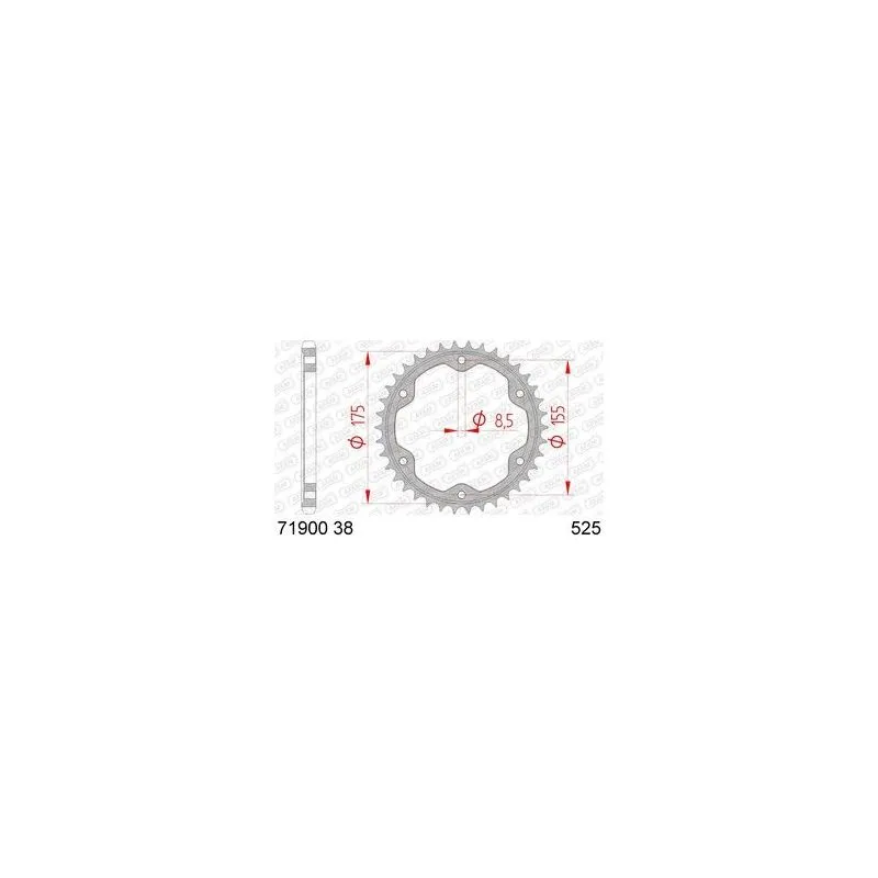 Couronne AFAM acier standard 71900 - 525