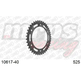 Couronne AFAM acier type 10617 pas 525 (40 dents)