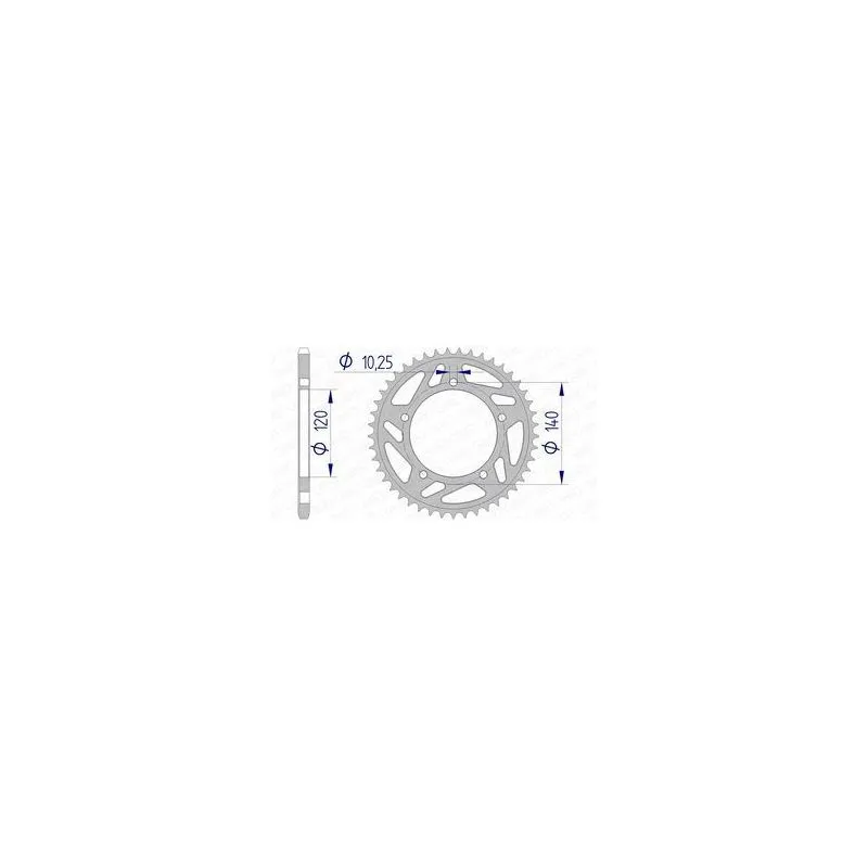 Couronne AFAM aluminium 15605 - 520