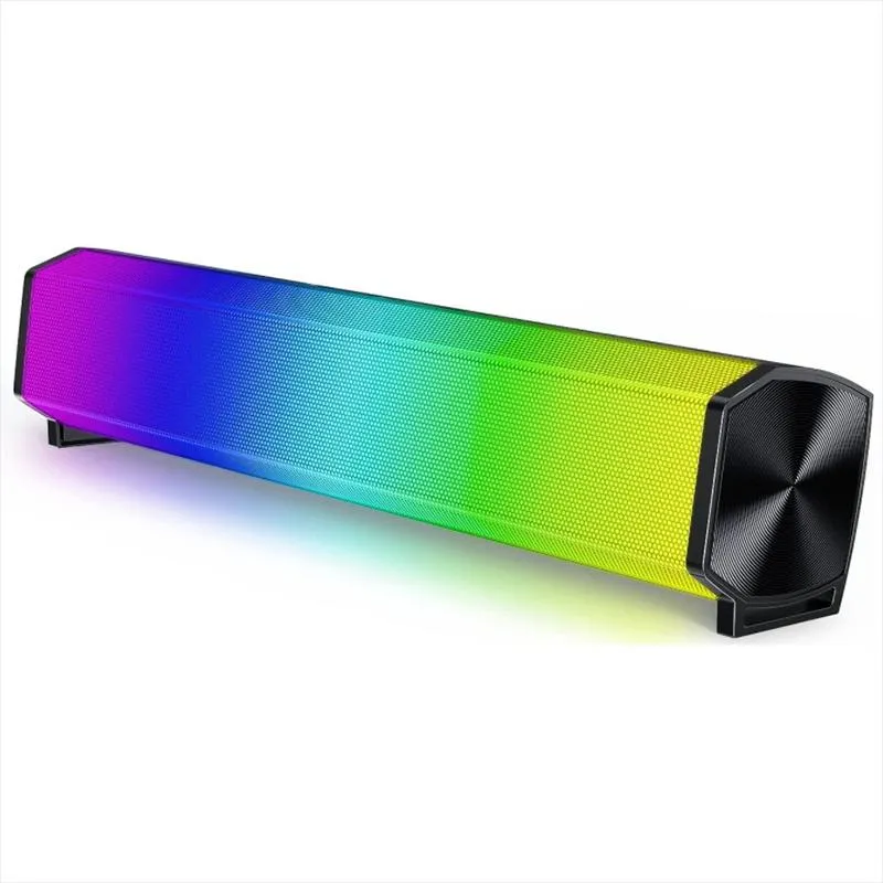 Enceinte Bluetooth RGB Sans Fil Portable Puissante