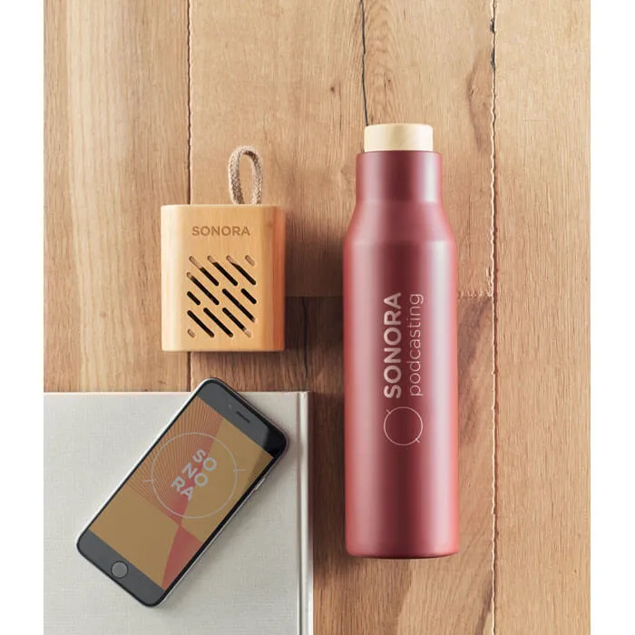 Enceinte sans fil bluetooth en bambou - REY - Vertlapub