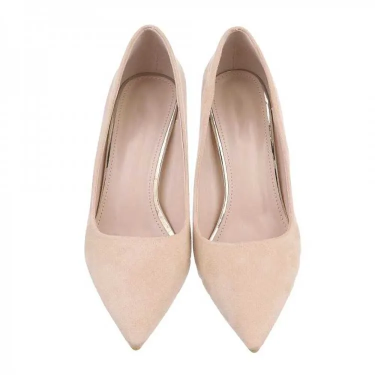 ESCARPINS TALON BOUT POINTUE MISS BEA BEIGE