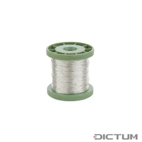Fil d'argent véritable, 0,4 mm, 25 g