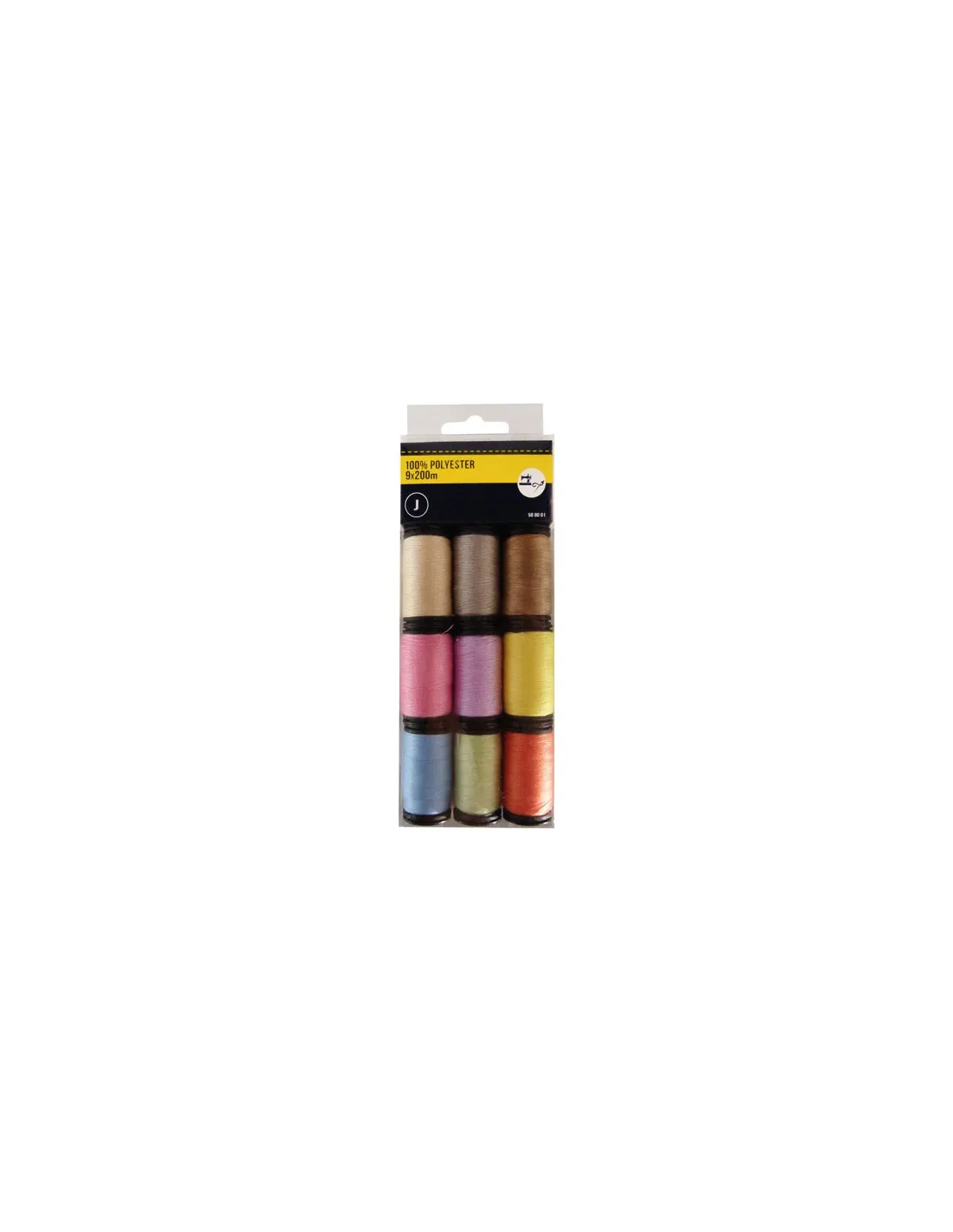 fil polyester assortis no2 9 x200m - style couture