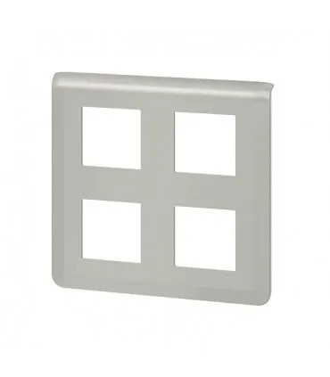 Legrand 79338L | Plaque Mosaic 2 x 2 x 2 modules Alu