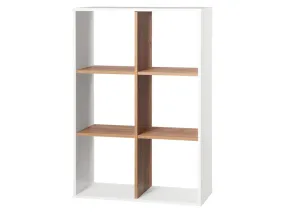 LIVARNO home Étagère Liverpool, 74 x 108 x 33 cm, imitation chêne/blanc
