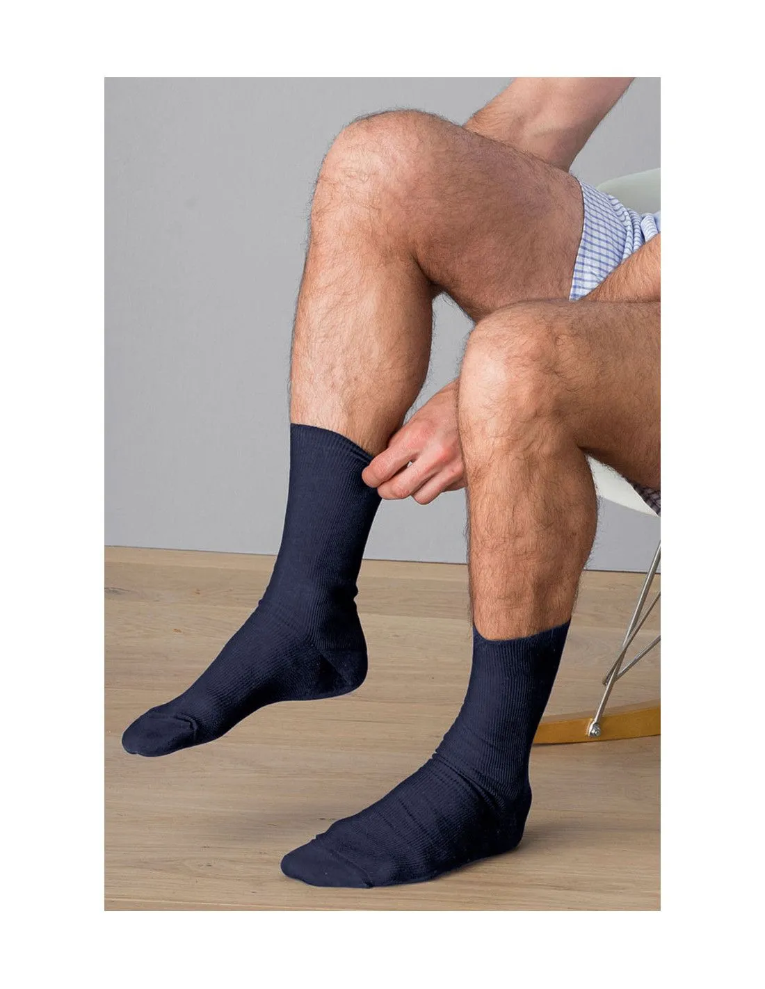 Mi-chaussettes en fil d'Ecosse