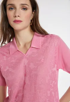 Polo Fil Lumière à motifs - Kheira