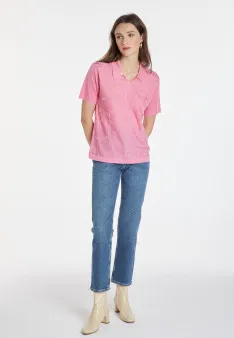 Polo Fil Lumière à motifs - Kheira