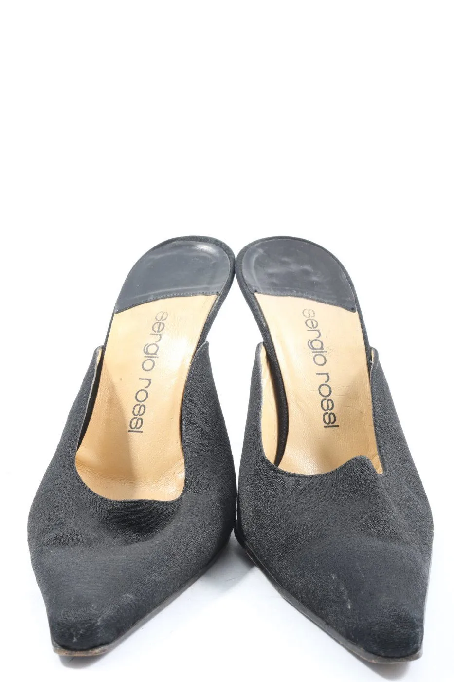 Sergio Rossi Mule à talon noir élégant