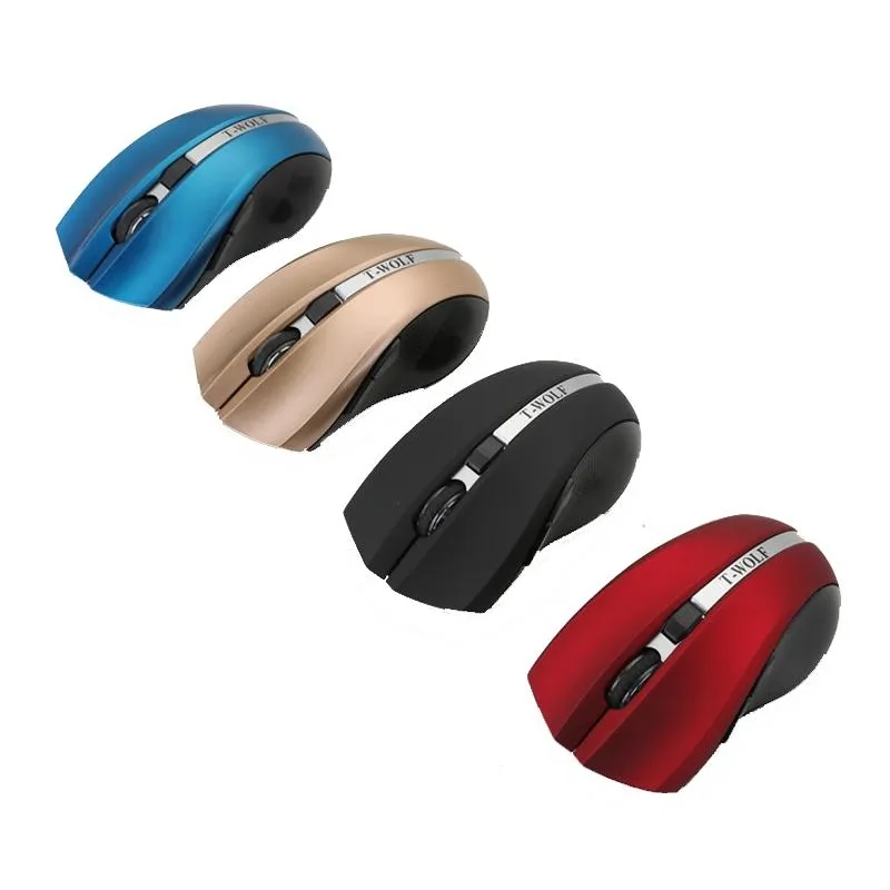 Souris Sans Fil Gaming Silencieuse 5 Boutons 2000 DPI
