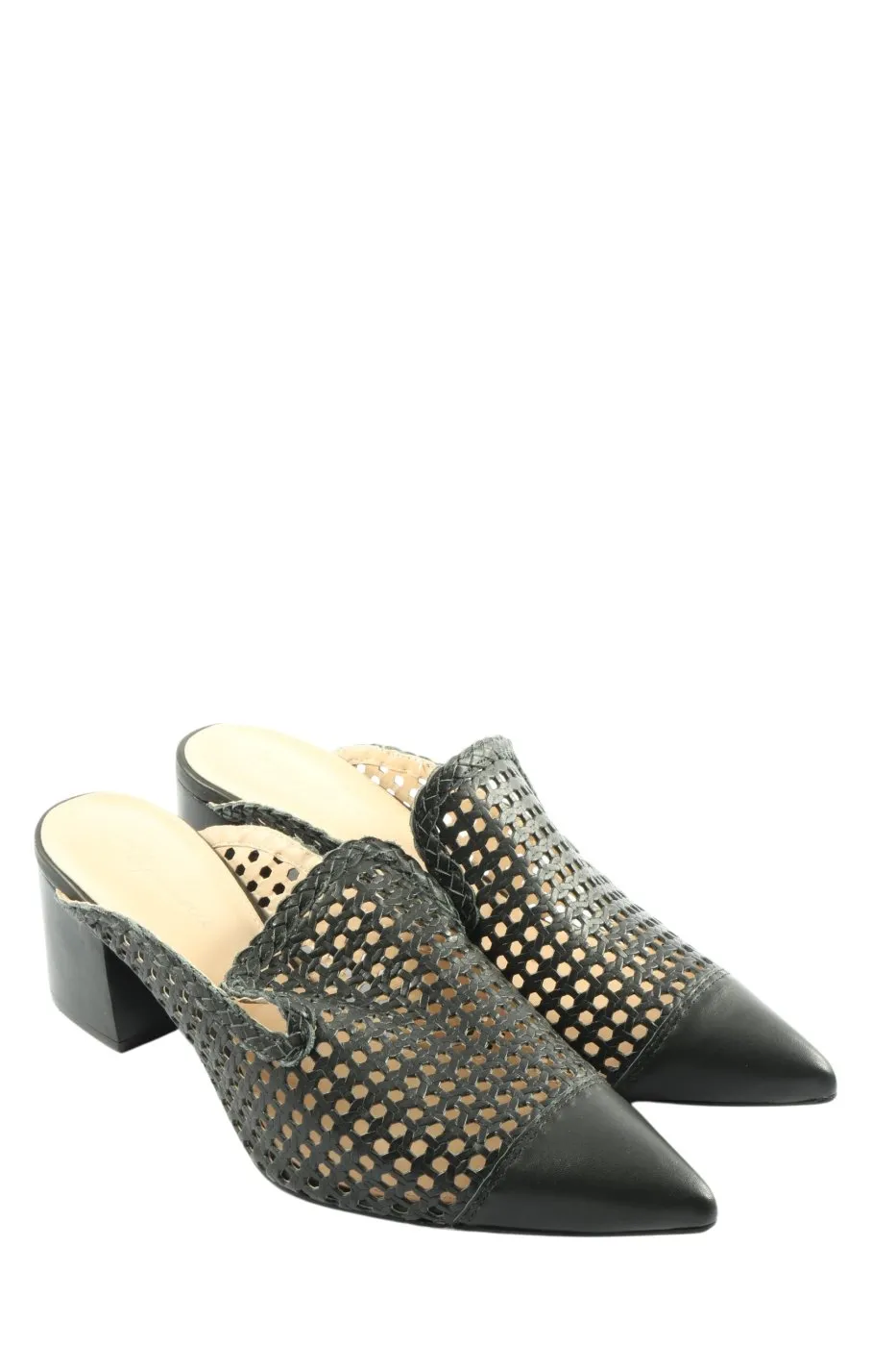 Stephanie Classic Mule à talon noir style décontracté